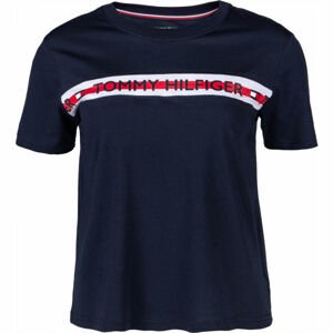 Tommy Hilfiger SS TEE Dámske tričko, tmavo modrá, veľkosť L