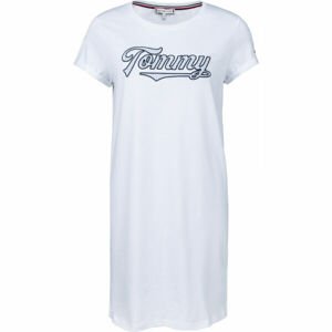 Tommy Hilfiger SS DRESS Dámske šaty na spanie, biela, veľkosť M