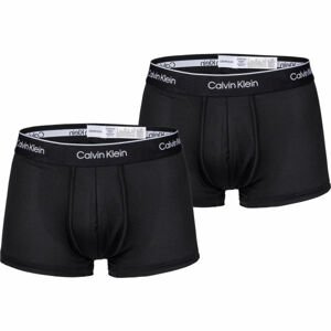 Calvin Klein LOW RISE TRUNK 2PK čierna S - Pánske boxerky