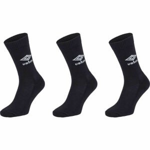 Umbro SPORTS SOCKS - 3 PACK čierna S - Ponožky