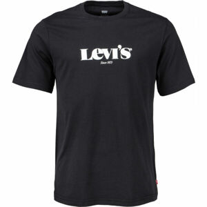 Levi's SS RELAXED FIT TEE Pánske tričko, čierna, veľkosť S