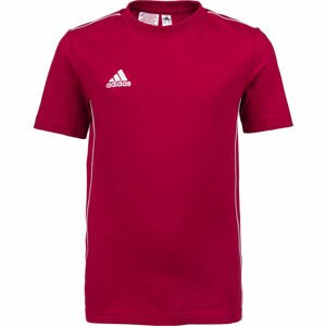 adidas CORE18 TEE červená 152 - Chlapčenské tričko