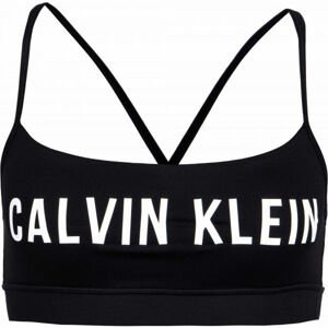 Calvin Klein LOW SUPPORT BRA Dámska športová podprsenka, čierna, veľkosť M
