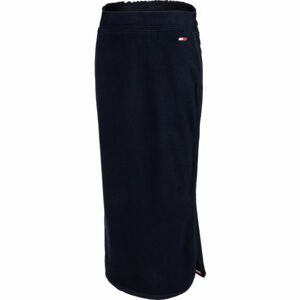 Tommy Hilfiger REGULAR TAPE MIDI LONG SKIRT Dámska sukňa, tmavo modrá, veľkosť L
