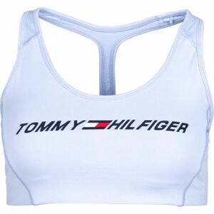 Tommy Hilfiger LIGHT INTENSITY GRAPHIC BRA Dámska športová podprsenka, svetlomodrá, veľkosť S