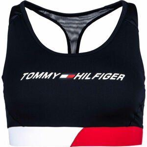 Tommy Hilfiger MID INTENSITY CB RACER BRA Dámska športová podprsenka, tmavo modrá, veľkosť XS