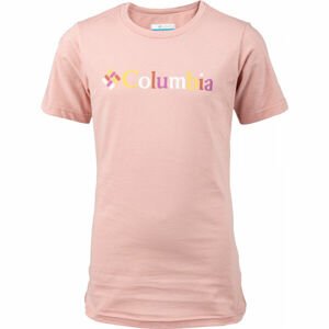 Columbia SWEAT PINES GRAPHIC SHORT SLEEVE TEE Detské tričko, ružová, veľkosť S