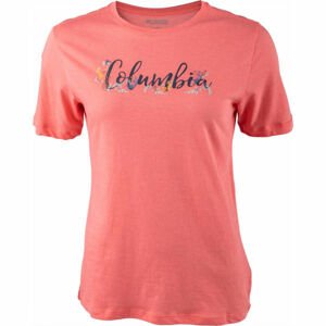 Columbia BLUEBIRD DAY RELAXED CREW NECK ružová M - Dámske tričko