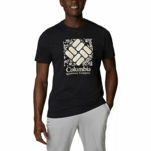 Columbia M RAPID RIDGE GRAPHIC TEE čierna S - Pánske tričko
