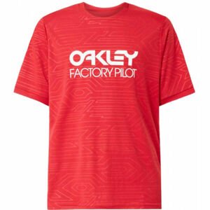 Oakley PIPELINE TRAIL TEE červená XL - Cyklistický dres