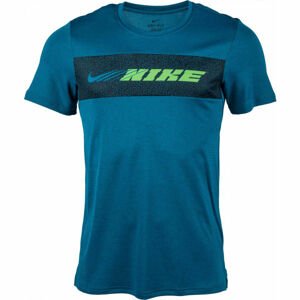 Nike DRI-FIT SUPERSET TQO tyrkysová M - Pánske tréningové tričko