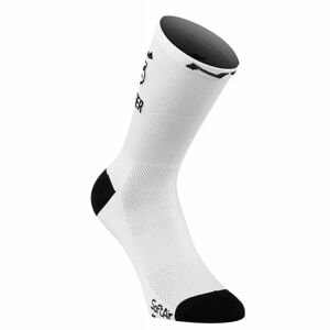 Northwave RIDE & BEER biela L - Cyklistické ponožky