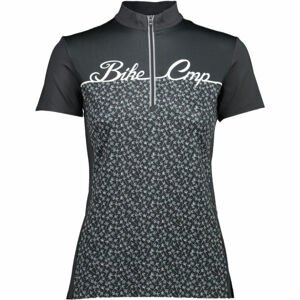 CMP WOMAN BIKE T-SHIRT Dámsky cyklistický dres, tmavo sivá, veľkosť XL