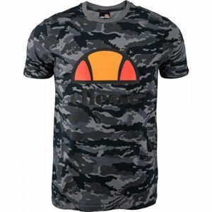 ELLESSE ALTA VIA CAMO TEE Pánske tričko, tmavo zelená, veľkosť L