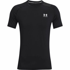 Under Armour HG ARMOUR FITTED SS Pánske tričko s krátkym rukávom, čierna, veľkosť XL