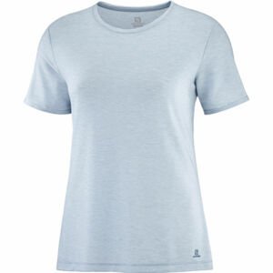 Salomon ESSENTIAL SHORT SLEEVE TEE W Dámske tričko, svetlomodrá, veľkosť M