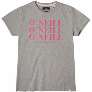 O'Neill LG ALL YEAR SS T-SHIRT Dievčenské tričko, sivá, veľkosť 152