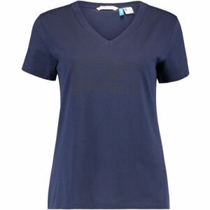 O'Neill LW TRIPLE STACK V-NECK T-SHIR tmavo modrá XS - Dámske tričko