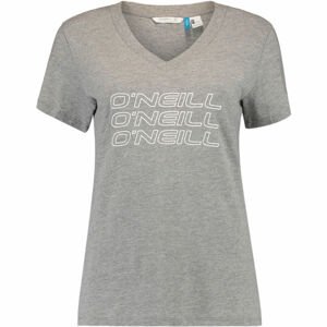 O'Neill LW TRIPLE STACK V-NECK T-SHIR sivá M - Dámske tričko