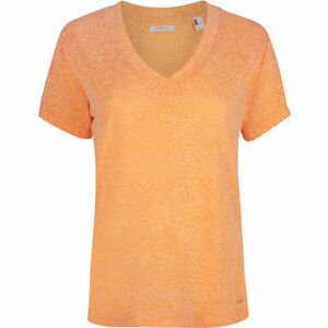 O'Neill LW ESSENTIALS V-NECK T-SHIRT Dámske tričko, oranžová, veľkosť M