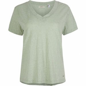O'Neill LW ESSENTIALS V-NECK T-SHIRT svetlo zelená L - Dámske tričko