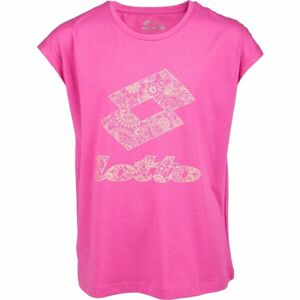 Lotto SMART G III TEE JS Dievčenské tričko, ružová, veľkosť L