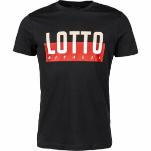 Lotto TEE PRISMA IV JS Pánske tričko, čierna, veľkosť S