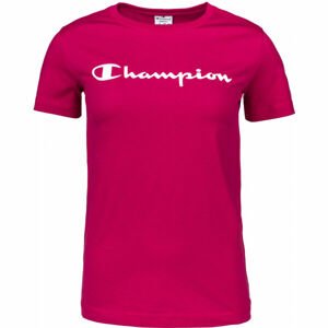 Champion CREWNECK T-SHIRT vínová XS - Dámske tričko