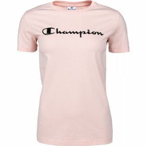 Champion CREWNECK T-SHIRT ružová L - Dámske tričko
