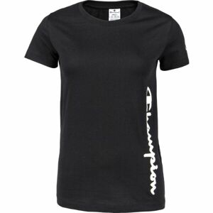 Champion CREWNECK T-SHIRT Dámske tričko, čierna, veľkosť M