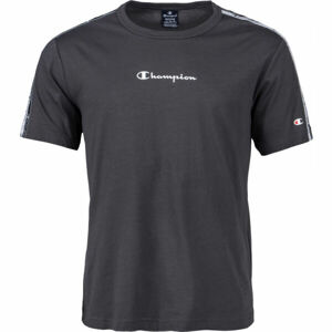 Champion CREWNECK T-SHIRT tmavo sivá M - Pánske tričko