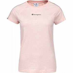 Champion CREWNECK T-SHIRT ružová S - Dámske tričko