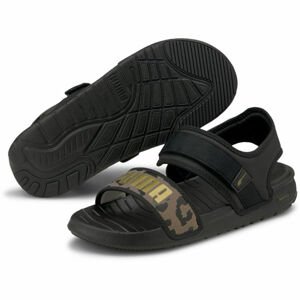 Puma SOFTRIDE SANDAL WNS LEO  Dámske sandále, čierna, veľkosť 39