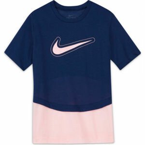 Nike DRY TROPHY SS TOP G tmavo modrá M - Dievčenské tréningové tričko