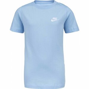 Nike NSW TEE EMB FUTURA B svetlomodrá XS - Chlapčenské tričko