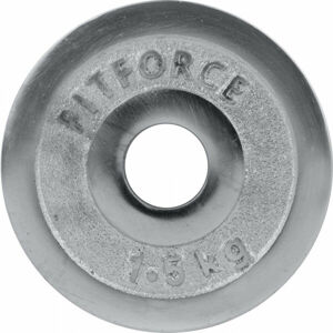 Fitforce PLC 1,5KG 30MM Nakladací kotúč, strieborná, veľkosť 1,5 KG