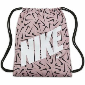 Nike EASY Dievčenský gymsack, ružová,biela,čierna, veľkosť