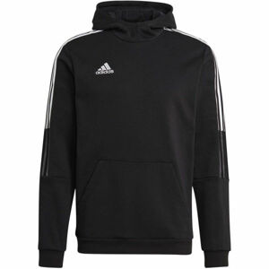 adidas TIRO21 SWEAT HOODY Pánska mikina, čierna, veľkosť XXL