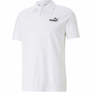 Puma ESS PIQUE POLO Pánske polo tričko, biela, veľkosť XL