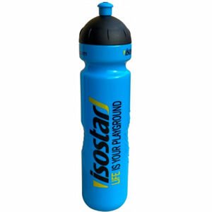 Isostar BIDON BLACK 1000ML Univerzálna športová fľaša, modrá, veľkosť OS