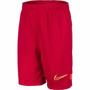 Nike DF ACD21 SHORT K Y Chlapčenské futbalové šortky, červená, veľkosť L