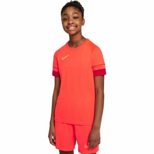 Nike DRI-FIT ACADEMY červená S - Chlapčenské futbalové tričko