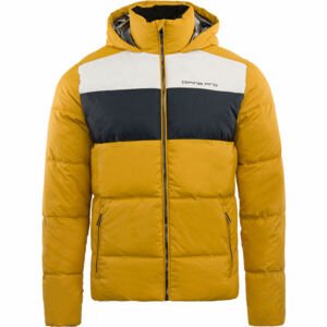 ALPINE PRO FRAN Pánska zimná bunda, žltá, veľkosť 2XL