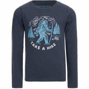 ALPINE PRO BASTO tmavo modrá 116-122 - Chlapčenské tričko
