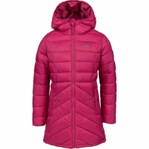 ALPINE PRO ARICANO Dievčenský kabát, ružová, veľkosť 116-122