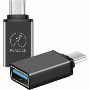 Pealock USB C REDUKCIA USB redukcia, čierna, veľkosť
