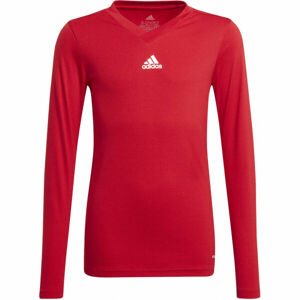 adidas TEAM BASE TEE Y červená 176 - Juniorské futbalové tričko