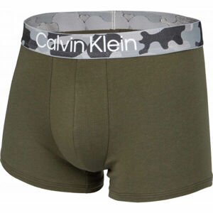 Calvin Klein TRUNK Pánske boxerky, khaki, veľkosť S