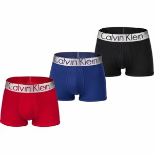 Calvin Klein TRUNK 3PK červená M - Pánske boxerky