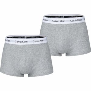 Calvin Klein 3 PACK LO RISE TRUNK sivá M - Pánske boxerky